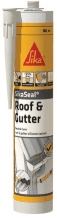 The perfect sealant for leaking gutter seams